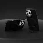 Custodia magnetica in silicone liquido per iPhone 16 Pro, 16 Pro Max e 17 con