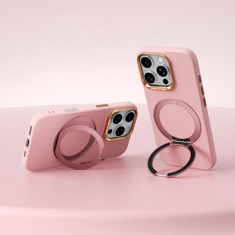 Custodia magnetica in silicone liquido per iPhone 16 Pro, 16 Pro Max e 17 con