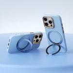 Custodia magnetica in silicone liquido per iPhone 16 Pro, 16 Pro Max e 17 con