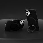 Custodia magnetica in silicone liquido per iPhone 16 Pro, 16 Pro Max e 17 con