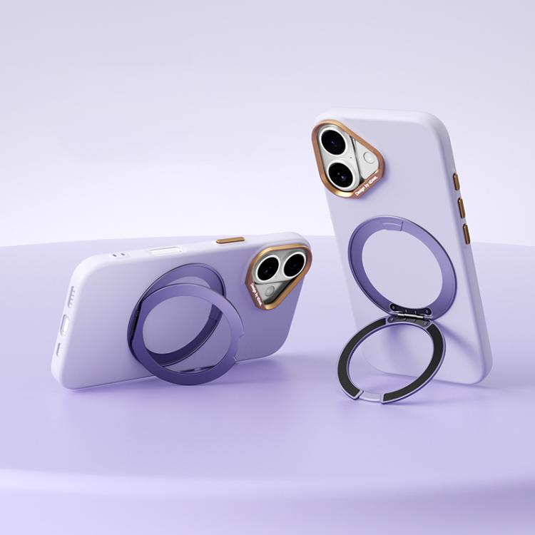 Custodia magnetica in silicone liquido per iPhone 16 Pro, 16 Pro Max e 17 con