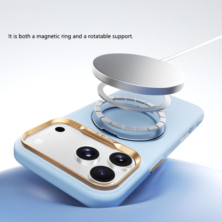 Custodia magnetica in silicone liquido con supporto per iPhone 18 Pro e 18 Pro