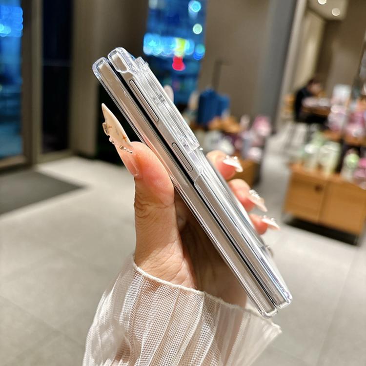 Custodia per telefono con cinturino e supporto magnetico assiale a 360° con clip laterale e motivo a conchiglia., For Galaxy Z Fold8 5G
