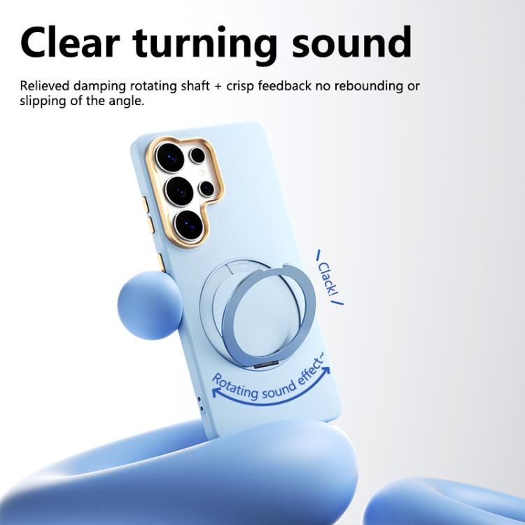 Custodia per telefono ABEEL in silicone liquido magnetico, leggera e impercettibile al tatto, con supporto., For Galaxy S26 Ultra 5G, For Galaxy S26 5G, For Galaxy S25 5G, For Galaxy S25 Ultra 5G