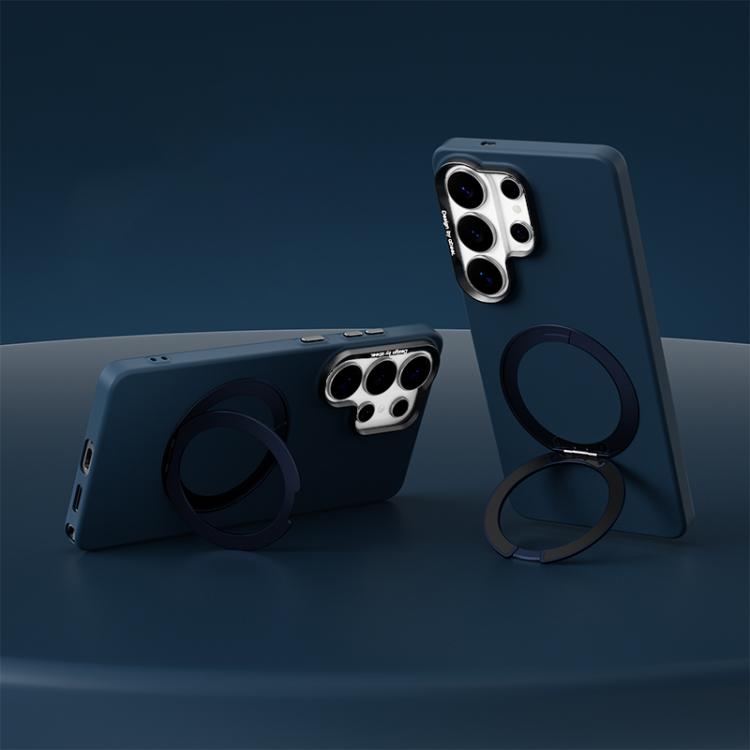 Custodia per telefono ABEEL in silicone liquido magnetico, leggera e impercettibile al tatto, con supporto., For Galaxy S26 Ultra 5G, For Galaxy S26 5G, For Galaxy S25 5G, For Galaxy S25 Ultra 5G