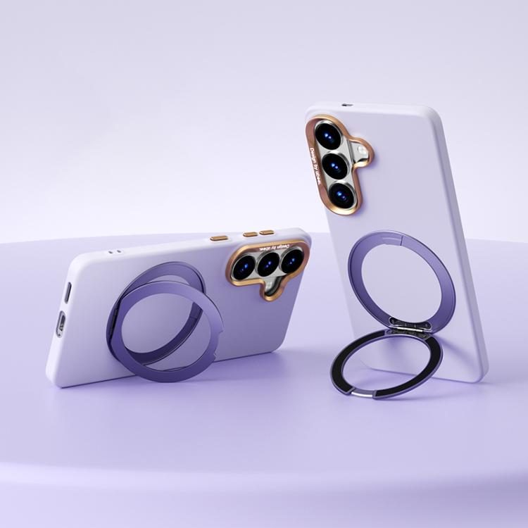 Custodia per telefono ABEEL in silicone liquido magnetico, leggera e impercettibile al tatto, con supporto., For Galaxy S26 Ultra 5G, For Galaxy S26 5G, For Galaxy S25 5G, For Galaxy S25 Ultra 5G