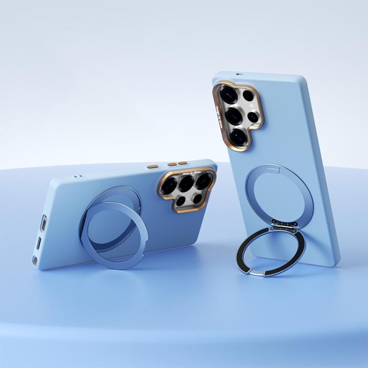 Custodia per telefono ABEEL in silicone liquido magnetico, leggera e impercettibile al tatto, con supporto., For Galaxy S26 Ultra 5G, For Galaxy S26 5G, For Galaxy S25 5G, For Galaxy S25 Ultra 5G