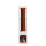 Set composto da cinturino regolabile in nylon intrecciato a righe e custodia per orologio., For Apple Watch Series 11 / 10 46mm