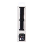 Set composto da cinturino regolabile in nylon intrecciato a righe e custodia per orologio., For Apple Watch Series 6 / 5 / 4 / SE 44mm