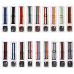 Set composto da cinturino regolabile in nylon intrecciato a righe e custodia per orologio., For Apple Watch Ultra 3 / 2 / 1 Ultra 49mm