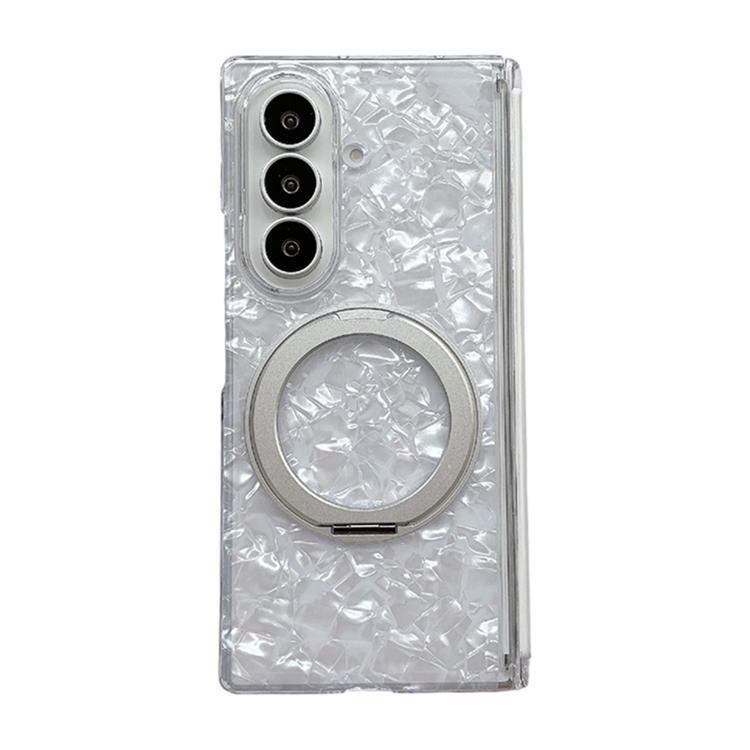 Custodia per telefono con motivo a conchiglia magnetico assiale e supporto a 360°., For Galaxy Z Fold8 5G, For Galaxy Z Fold8 Ultra 5G, For Galaxy Z Flip8 5G, For Galaxy Z Flip6 / 7 FE, For Galaxy Z Fold7 5G, For Galaxy Z Flip7 5G, For Galaxy Z Fold6  ...