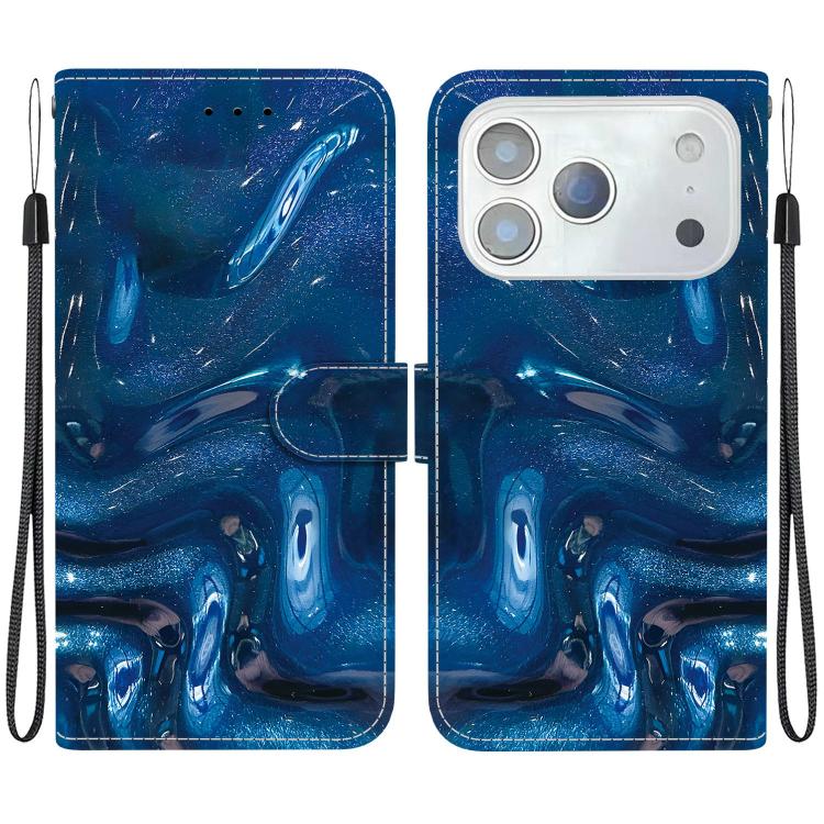 Custodia per telefono in ecopelle con texture cristallina, For iPhone 18 Pro, For iPhone 18 Pro Max