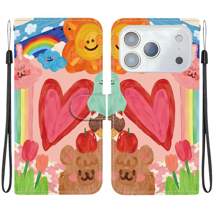 Custodia per telefono in ecopelle con texture cristallina, For iPhone 18 Pro, For iPhone 18 Pro Max
