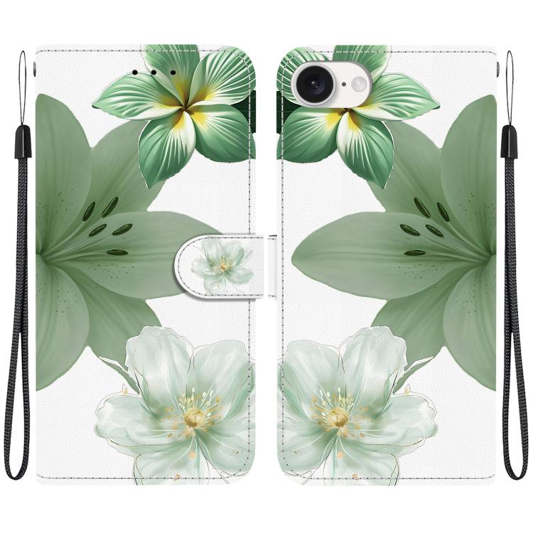 Custodia per telefono in ecopelle con texture cristallina, For iPhone 17e / 16e, For iPhone 17 Pro Max