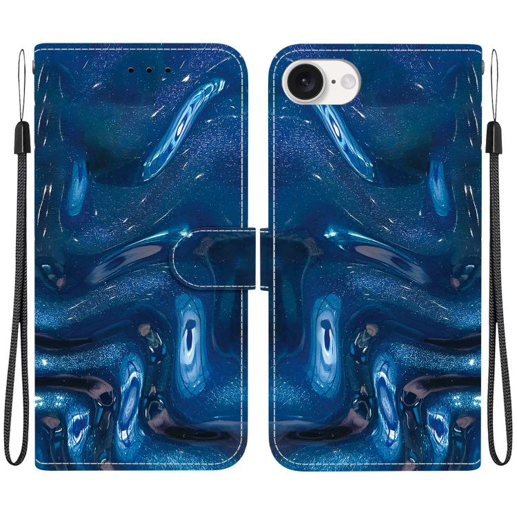 Custodia per telefono in ecopelle con texture cristallina, For iPhone 17e / 16e, For iPhone 17 Pro Max
