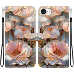 Custodia per telefono in ecopelle con texture cristallina, For iPhone 17e / 16e, For iPhone 17 Pro Max