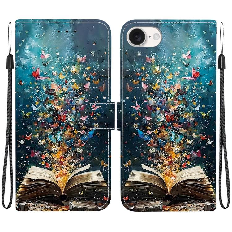 Custodia per telefono in ecopelle con texture cristallina, For iPhone 17e / 16e, For iPhone 17 Pro Max