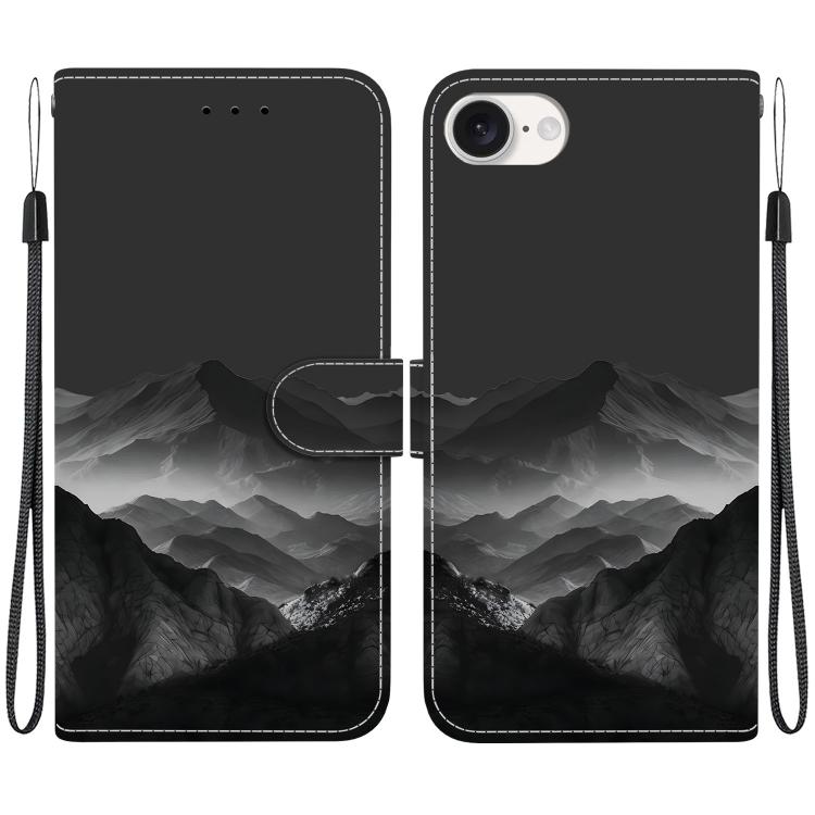 Custodia per telefono in ecopelle con texture cristallina, For iPhone 17e / 16e, For iPhone 17 Pro Max