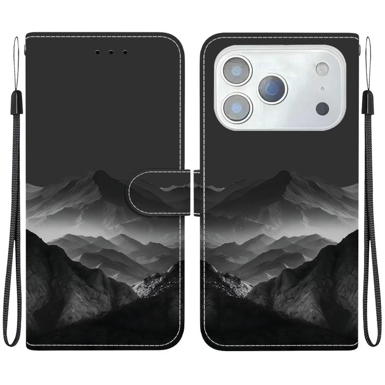 Custodia per telefono in ecopelle con texture cristallina, For iPhone 17e / 16e, For iPhone 17 Pro Max