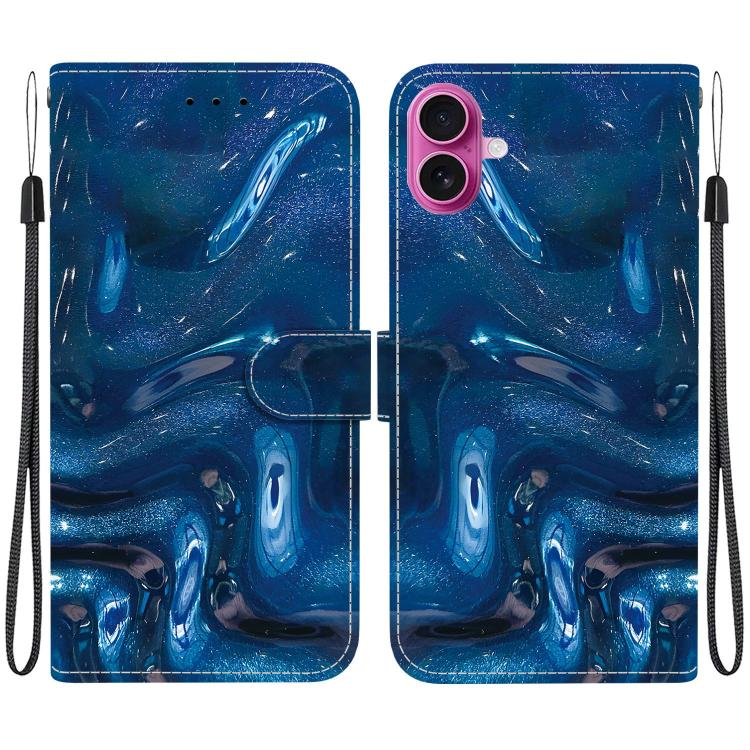 Custodia per telefono in ecopelle con texture cristallina, For iPhone 17 Pro, For iPhone 17