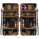 Custodia per telefono in ecopelle con texture cristallina, For iPhone 17 Pro, For iPhone 17