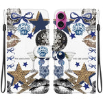 Custodia per telefono in ecopelle con texture cristallina, For iPhone 17 Pro, For iPhone 17