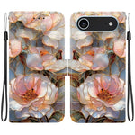 Custodia per telefono in ecopelle con texture cristallina, For iPhone Air, For iPhone 16 Pro Max