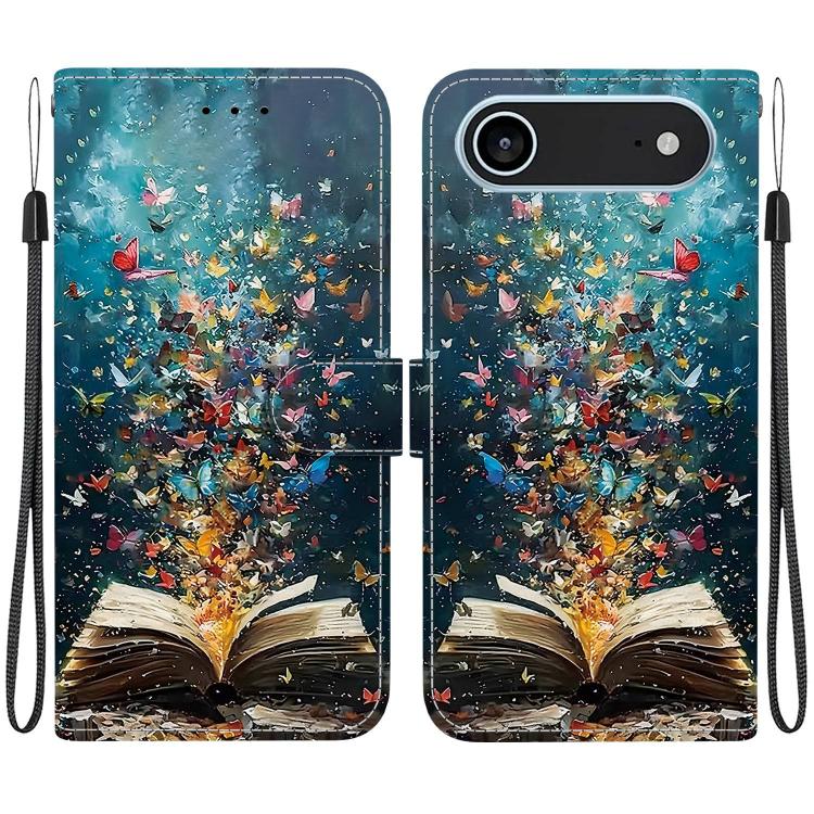 Custodia per telefono in ecopelle con texture cristallina, For iPhone Air, For iPhone 16 Pro Max