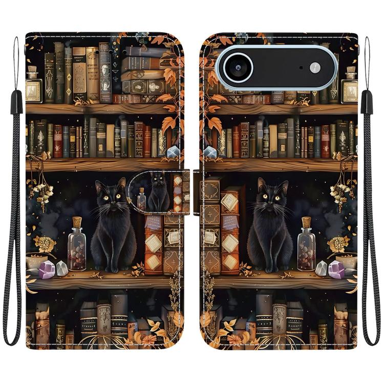 Custodia per telefono in ecopelle con texture cristallina, For iPhone Air, For iPhone 16 Pro Max