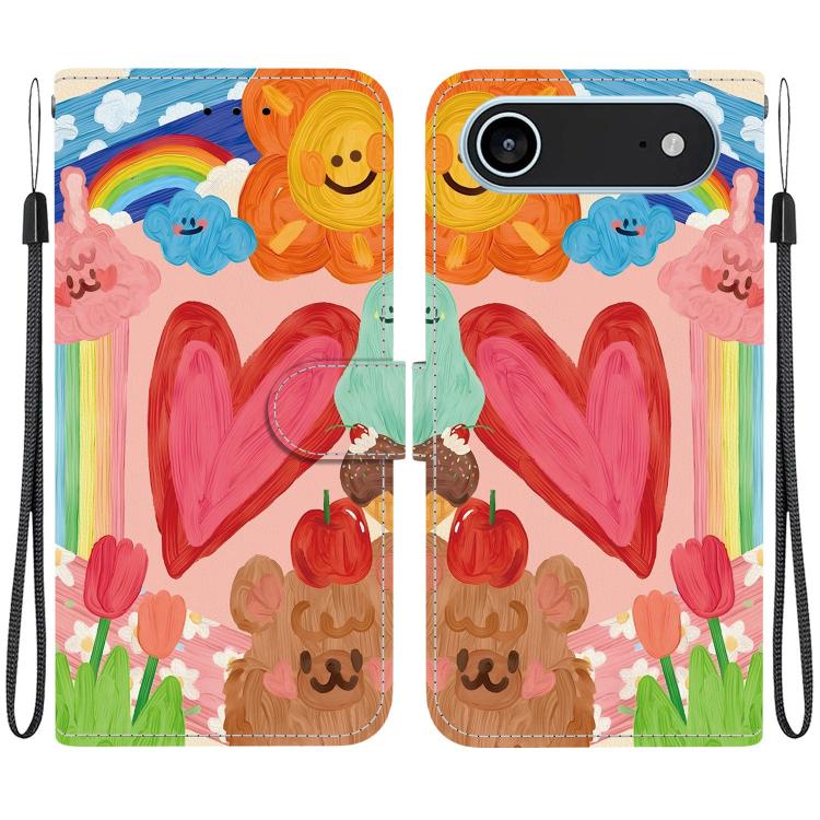 Custodia per telefono in ecopelle con texture cristallina, For iPhone Air, For iPhone 16 Pro Max