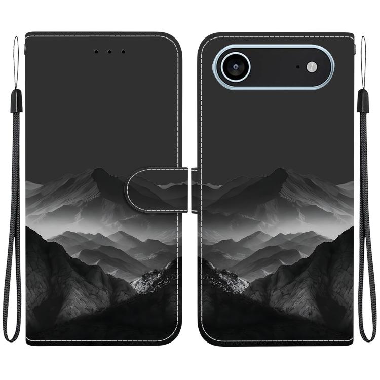 Custodia per telefono in ecopelle con texture cristallina, For iPhone Air, For iPhone 16 Pro Max
