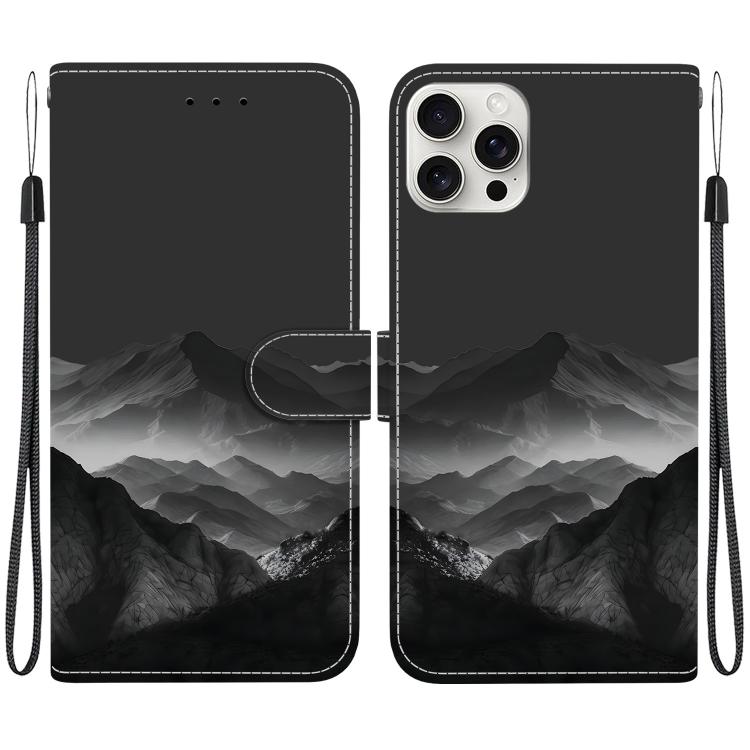 Custodia per telefono in ecopelle con texture cristallina, For iPhone Air, For iPhone 16 Pro Max