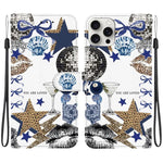 Custodia per telefono in ecopelle con texture cristallina, For iPhone Air, For iPhone 16 Pro Max