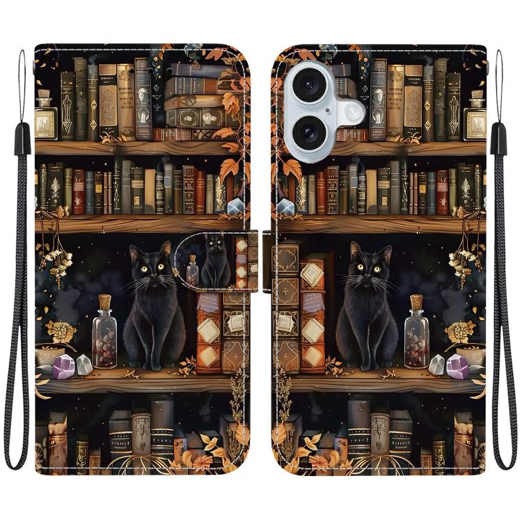 Custodia per telefono in ecopelle con texture cristallina, For iPhone 16, For iPhone 15 Pro Max