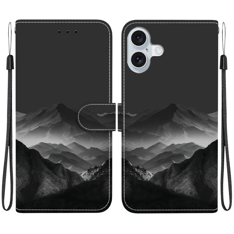 Custodia per telefono in ecopelle con texture cristallina, For iPhone 16, For iPhone 15 Pro Max