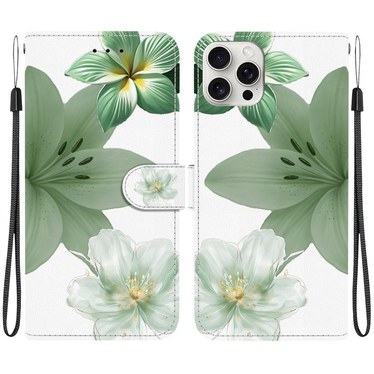 Custodia per telefono in ecopelle con texture cristallina, For iPhone 15 Pro, For iPhone 15 Plus