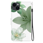 Custodia per telefono in ecopelle con texture cristallina, For iPhone 15, For iPhone 14 Plus