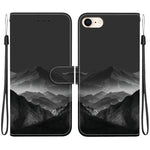 Custodia per telefono in ecopelle con texture cristallina, For iPhone 14 Pro Max, For iPhone SE 2022 / SE 2020 / 7 / 8
