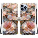 Custodia per telefono in ecopelle con texture cristallina, For iPhone 12 / 12 Pro, For iPhone 12 Pro Max