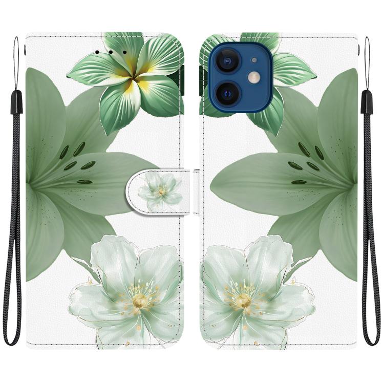 Custodia per telefono in ecopelle con texture cristallina, For iPhone 12 mini, For iPhone 11 Pro Max