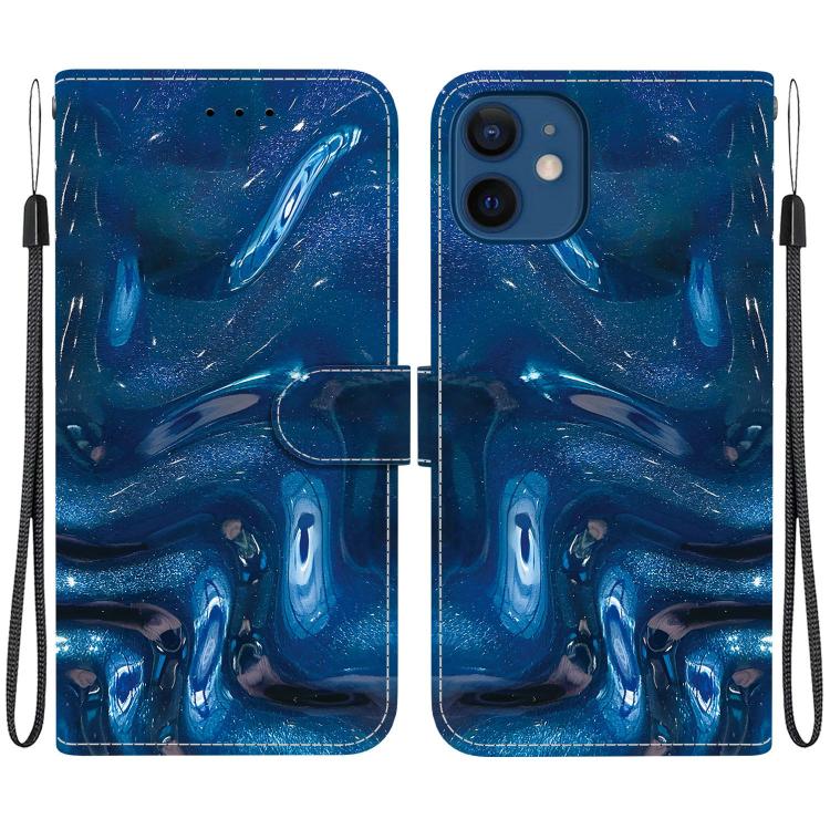 Custodia per telefono in ecopelle con texture cristallina, For iPhone 12 mini, For iPhone 11 Pro Max