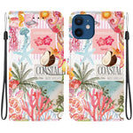 Custodia per telefono in ecopelle con texture cristallina, For iPhone 12 mini, For iPhone 11 Pro Max