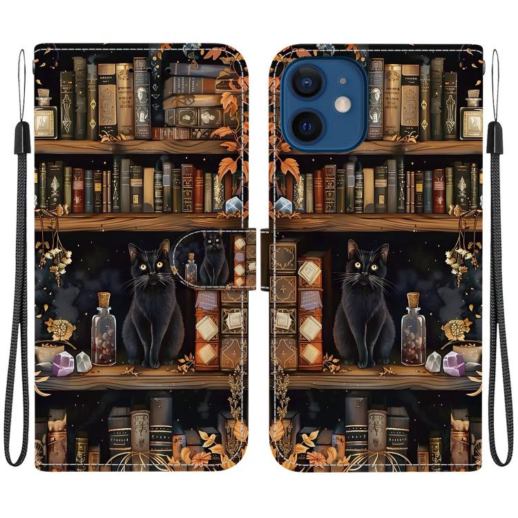 Custodia per telefono in ecopelle con texture cristallina, For iPhone 12 mini, For iPhone 11 Pro Max