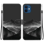 Custodia per telefono in ecopelle con texture cristallina, For iPhone 12 mini, For iPhone 11 Pro Max