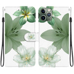 Custodia per telefono in ecopelle con texture cristallina, For iPhone 12 mini, For iPhone 11 Pro Max