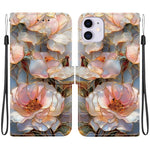 Custodia per telefono in ecopelle con texture cristallina, For iPhone 11, For iPhone 11 Pro