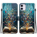 Custodia per telefono in ecopelle con texture cristallina, For iPhone 11, For iPhone 11 Pro