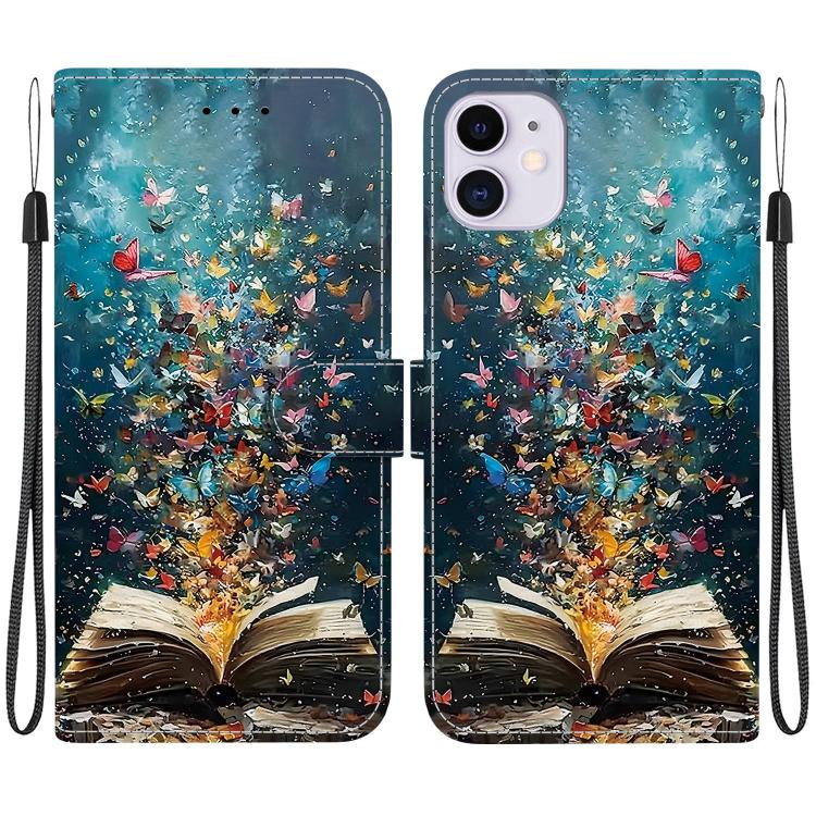 Custodia per telefono in ecopelle con texture cristallina, For iPhone 11, For iPhone 11 Pro