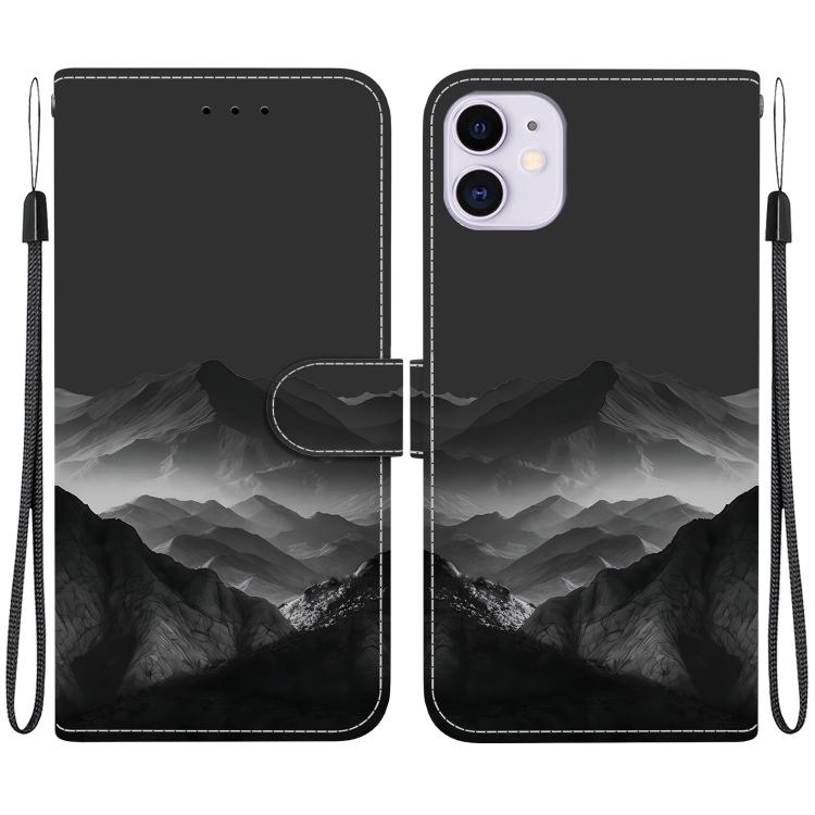 Custodia per telefono in ecopelle con texture cristallina, For iPhone 11, For iPhone 11 Pro