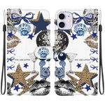 Custodia per telefono in ecopelle con texture cristallina, For iPhone 11, For iPhone 11 Pro